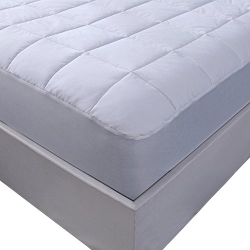 Book Cover Allrange 233TC Essential Cotton Cover Mattress Pad(Twin), Mattress Top, Mattress Protector, 100% Cotton Quilted, 15â€ Pocket Stretch Up to 16â€, Snug Fit, Machine Washable