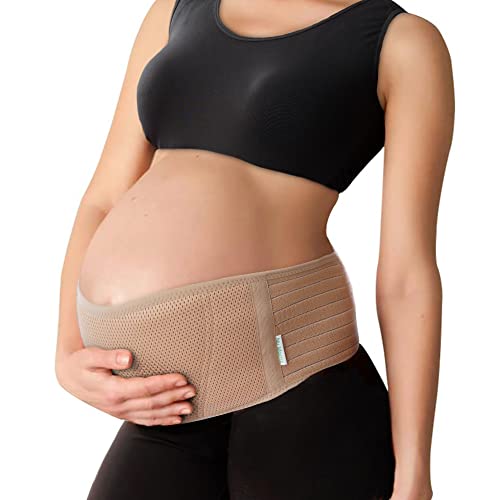 Nu Momz Maternity Belly Bands for Pregnant Women - Pregnancy Belly Support Band for Hip, Back, & Pelvic Pain Relief, Ultrasoft and Comfy for all-day Support, Manage Discomfort & Pain, Reduce Trauma Risk - Adjustable for a Custom Fit (Sizes up to