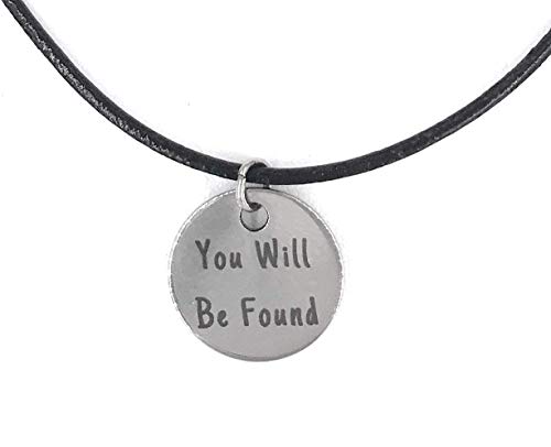 Dear Evan Hansen Genuine Leather Necklaces (You Will Be Found -Stamped)