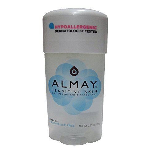 Almay Sensitive Skin, Clear Gel Fragrance Free - 2.25 oz, Pack of 6