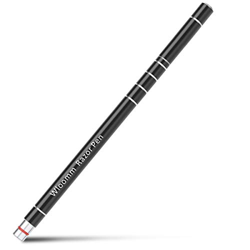 Hair Tattoo Trim Styling Face Eyebrow Shaping Device Wloomm Salon Magic Hair Engraving Pen for DIY Hair Styling, Eyebrows Beards Shaping Black
