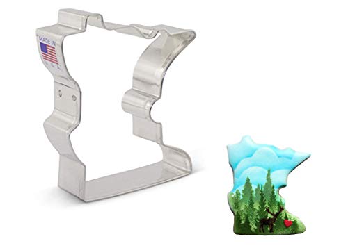 Ann Clark Cookie Cutters State of Minnesota Cookie Cutter, 3.5"