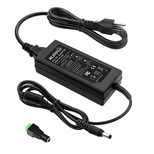 ALITOVE 5V 8A 40W AC to DC Adapter Power Supply Converter Transformer 5.5x2.5mm Plug AC 100V~240V Input for WS2812B WS2811 SK6812 LED Pixel Strip Light CCTV Camera Security System