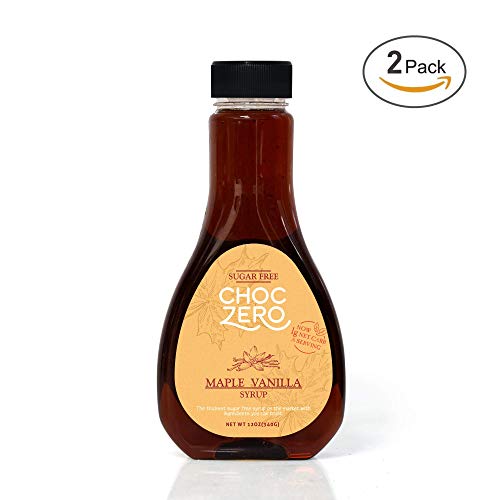 Honest Syrup, Maple Vanilla. Sugar free, Low Carb, No preservatives. Thick and Rich. Sugar Alcohol free, Gluten Free, Pancake and Waffle topping. 2 Bottles(2X12oz)