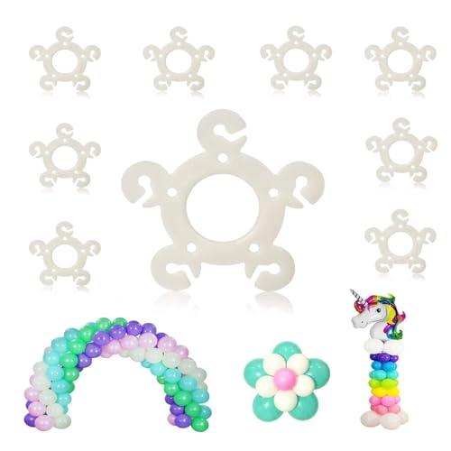 Party Zealot 120 pcs Balloon Clips s for Balloon Arch, Balloon Column Stand and Balloon Flowers
