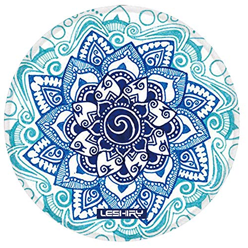 Book Cover LESHIRY Mouse Pad, Cute Circular Mousepad with Design, Beautiful Parttern Mouse Pads with Stitched Edge, 7.9X7.9 Inch Small Mouse Mat for Laptop and Computer (Mandala 14)