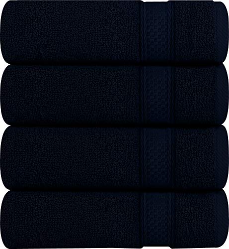 Utopia Towels Premium Bath Towels, 4 Pack, 700 GSM Towels, Navy