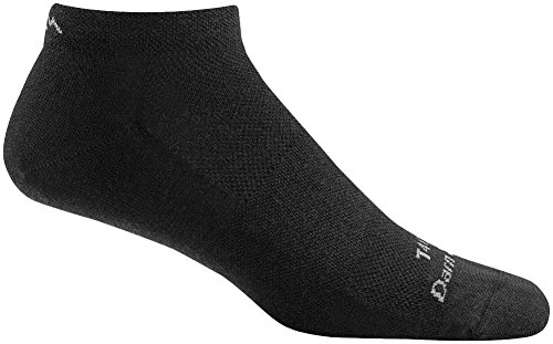 Darn Tough Tactical No Show Light Sock - Black Large
