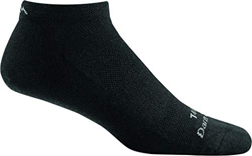 Darn Tough (Style T4016 Midweight No Show Tactical Sock - Black, Large