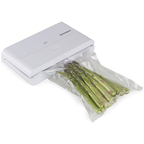 Westinghouse, Vacuum Sealer, Food Air Sealing System, Automatic Food Preservation, 140 Watts, White