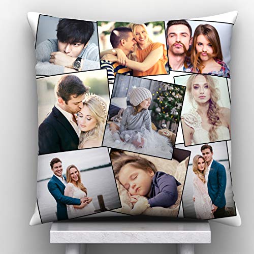 9 Photos Personalized Cushion