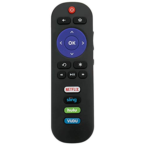 Book Cover RC280 Replacement Remote Applicable for TCL Roku TV with Netflix Sling Hulu Vudu Key 55UP120 32S4610R 50FS3750 32FS3700 32FS4610R 32S800 32S850 32S3850 48FS3700 55FS3700 65S405 43S405 49S405 40S3800
