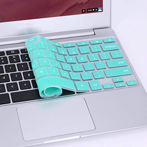 FORITO Keyboard Cover Compatible with 2019-2017 11.6â€ Samsung Chromebook 4 /11.6â€ Samsung Chromebook 3 /12.2â€ Samsung Chromebook Plus V2 /15.6" Samsung Chromebook 4 /Chromebook 2 XE500C12-Hot Blue