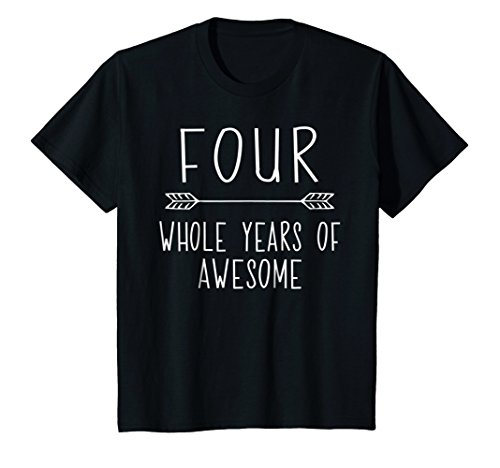 Kids Fourth Birthday Boy Shirt, 4 Year Old Birthday Boy Outfit