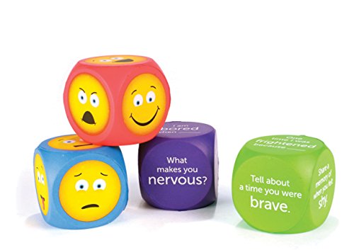 Book Cover Learning Resources Soft Foam Emoji Cubes, LER7289