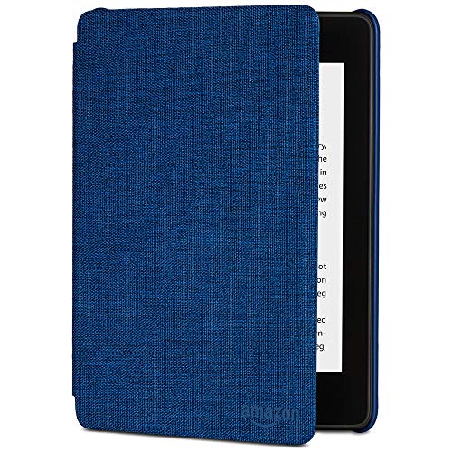 Book Cover Kindle Paperwhite Water-Safe Fabric Cover (10th Generation-2018), Marine Blue