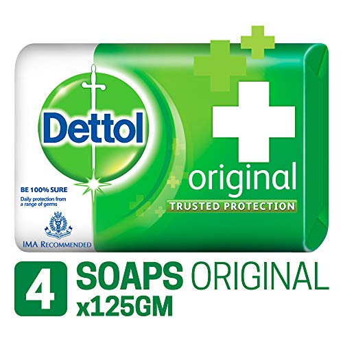 Dettol Original Soap, 125g (Pack of 4)