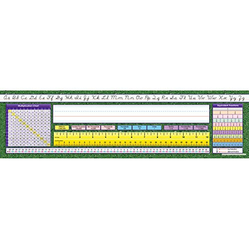 North Star Teacher Resource NST9006 Intermediate Contemporary Cursive Desk Plates, Pack of 36