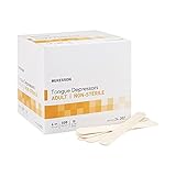 McKesson Tongue Depressor, Non-Sterile, Wooden, Adult, 6 in, 5000 Count