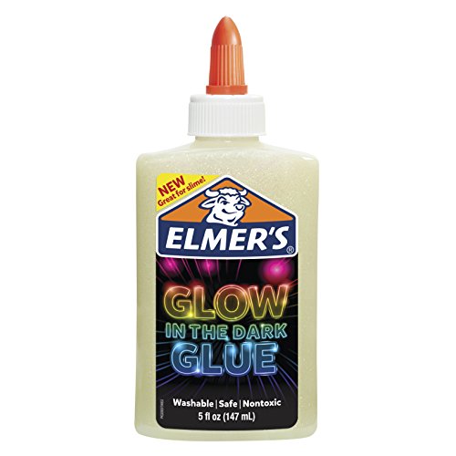Elmer's Glow-in-the-Dark Liquid Glue, Washable, Natural, 5 Ounces, Great for Making Slime