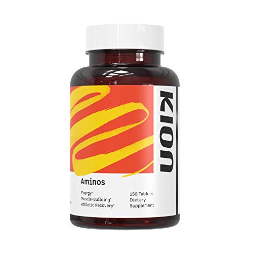 Book Cover Kion Aminos Essential Amino Acids Tablets Supplement | The Building Blocks for Muscle Recovery, Reduced Cravings, Better Cognition, Immunity, and More | 30 Servings
