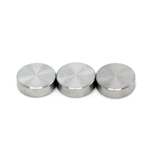 Pinewood Derby Car Tungsten Weight 3-Pack - 1.59oz Each, 0.87" Dia. x 0.28" Wide