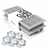 Ice Cube Tray – Small Silicone Molds with Lids, BPA-Free and Flexible for Cocktails and Beverages – Set of 2