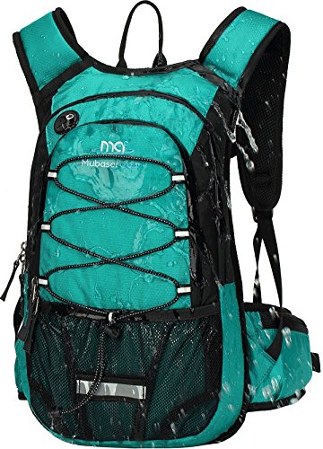 Insulated Hydration Backpack Pack with 2L BPA Free Bladder - Keeps Liquid Cool up to 4 Hours – for Running, Hiking, Cycling, Camping (Emerald)