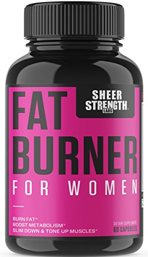 Sheer Fat Burner for Women 2.0 - Fat Burning Thermogenic Supplement, Metabolism Booster, and Appetite Suppressant Designed for Women - Sheer Strength Labs, 60 Weight Loss Pills