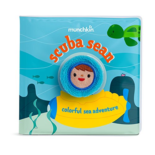 Munchkin Soapy Stories Finger Puppet Bath Book, Ocean