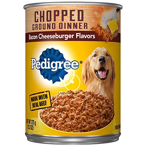 Pedigree Chopped Ground Dinner Wet Dog Food, 13.2 oz. Cans