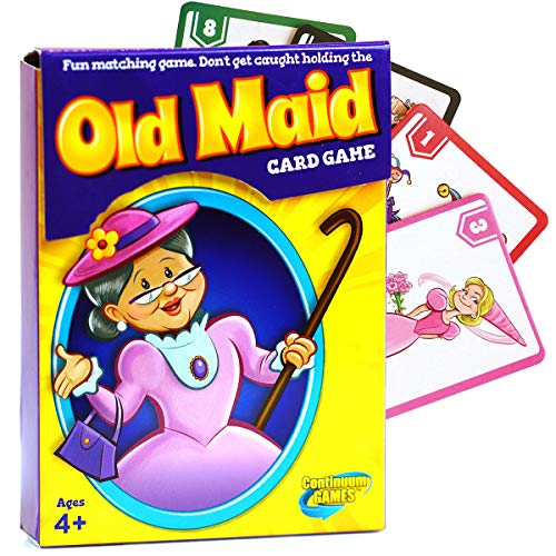 Continuum Games Old Maid Classic Card Game - Fun for Children Age 4 & up