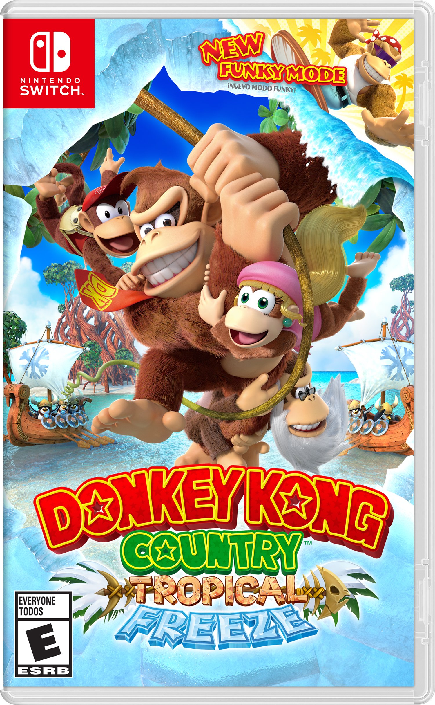 Book Cover Donkey Kong Country: Tropical Freeze - Nintendo Switch