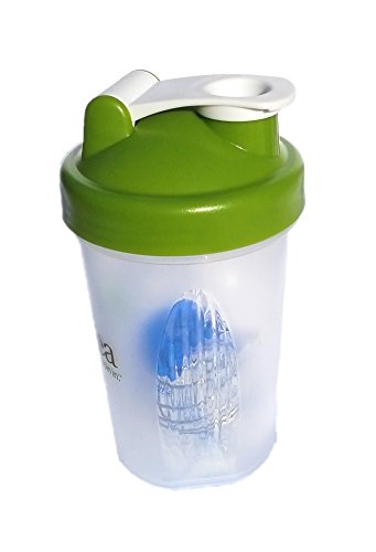 Book Cover Protein Shaker Bottle w/ Metal Ball,16oz BPA Free Classic Loop Top (Single)