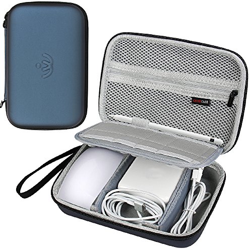 Book Cover COMECASE Hard Case for Apple Pencil, Magic Mouse 2 and 1, Magsafe Power Adapter, BeatsX Earphone, Magsafe Power Adapter, Magnetic Charging Cable