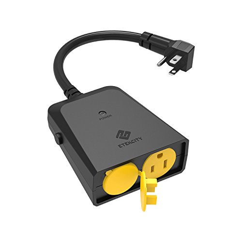 Etekcity Single Outlet for Outdoor Remote Control Outlet, 1 Outlet Only, No Remote Included