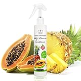 Leave in Conditioner Spray, Hair Detangler Spray for Women, Men and Kids, Curly Hair, Natural Hair, Vegan and Cruelty Free- 8.5 fl oz by Papaya and Pineapple