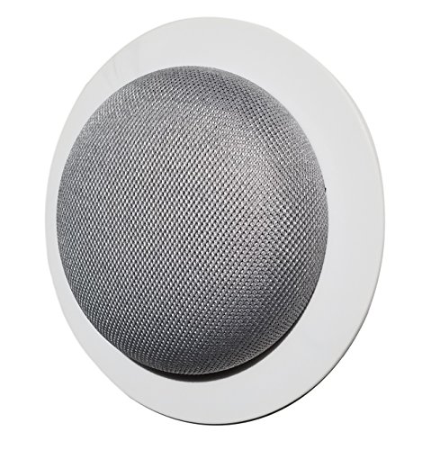 The Simple Built-in Google Home Mini Mount: Custom Built-in Wall or Ceiling Mount Holder for Home Mini Voice Assistants by Google - Designed in The USA by Mount Genie (5-Pack)