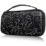 Fintie Carry Case for Nintendo Switch - Portable Traveler Protective Cover Storage Carrying Bag Pouch with 10 Game Card Slots and Inner Pocket for Nintendo Switch Console Joy-Con, Constellation
