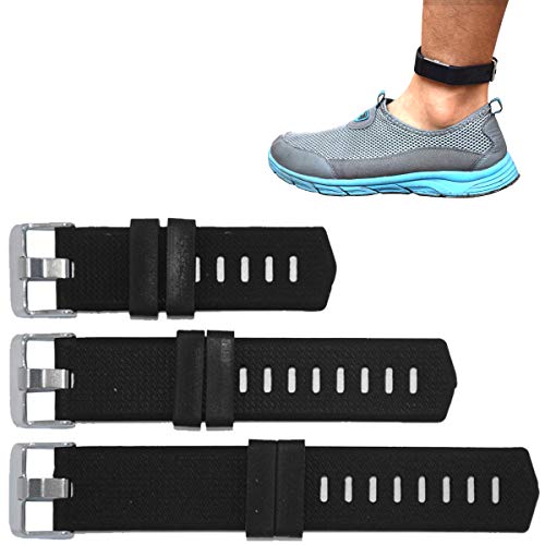 B-Great 21mm Watch Band Extenders Compatible with Fitbit Versa Fitbit Charge Fitbit Charge HR Fitbit Charge 2 Watch Bands, Extender Band for Larger Size Wrist or Ankle Wear, Black