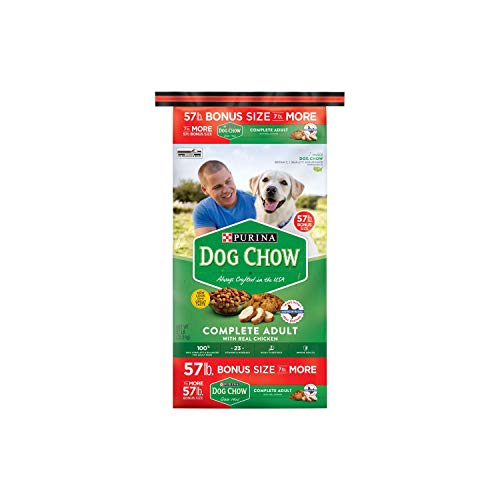 Purina Dog Chow Complete Adult Chicken Dry Dog Food REAL CHICKEN NEW (57 lbs.)