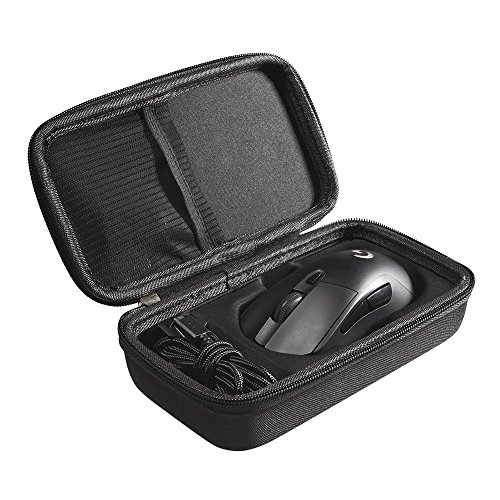 Book Cover Aproca Hard Travel Storage Case Compatible with Logitech G703 / G603 / G403 Lightspeed Wireless Gaming Mouse