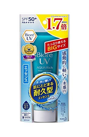 Biore Sarasara UV Aqua Rich Watery Essence Sunscreen SPF50+ PA+++ 85g (Essence)