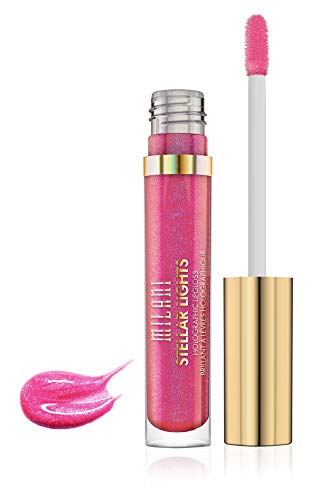 Milani Stellar Lights Holographic Lip Gloss - 04 Prismatic Pink (0.12 Fl oz / 3.6 ml)
