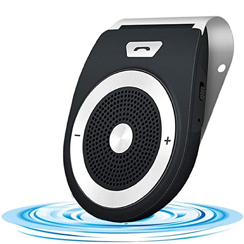 Aigital Car Bluetooth Speaker, Portable Bluetooth Speaker for Car, Support Siri&Google Assitance Voice Guidance, Hands Free Car Kits for Safe Driving, Auto Power On/Connection, HiFi Music&Safe Calling