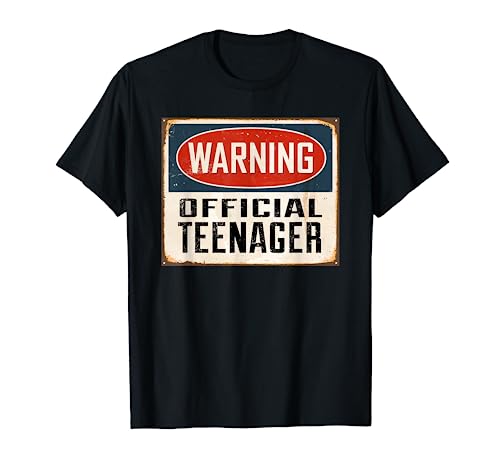 13th Birthday Warning Official Teenager 13 Year Old T-Shirt