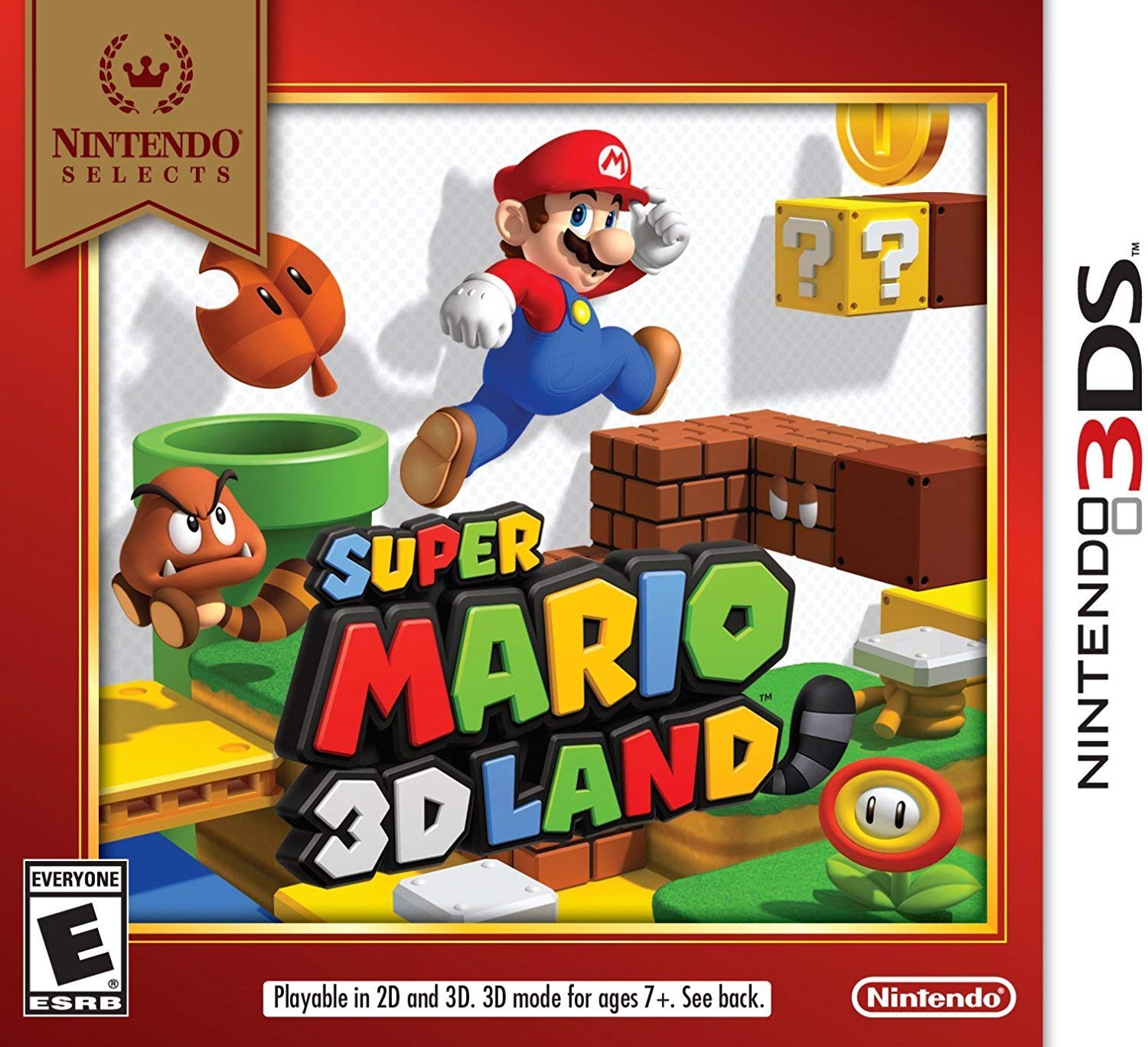 Book Cover Nintendo Selects: Super Mario 3D Land - 3DS Nintendo 3DS Standard