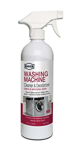 Book Cover Bayes Washing Machine Cleaner & Deodorizer - Cleans and Eliminates Mold and Mildew Odors for Fresh Smelling Laundry - 24 Ounces