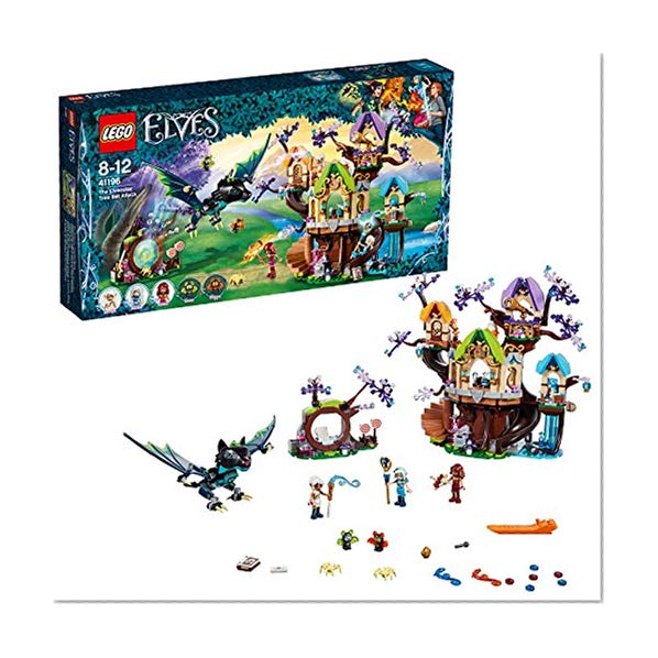 LEGO Elves - L'attaque de chauve-souris de l'arbre Elvenstar - 41196 - Jeu de Construction