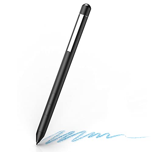 Book Cover Active Stylus Pen, Support for Dell Laptop with Active Pen Compatible Sticker 7370 7570, 7373 7378 7386 7573 7579 7586 2-in-1, MPP Inking Mode (black)
